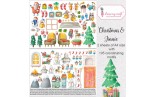 Dress My Craft Christmas & Jinnie A4 Motif Sheet 2fogli