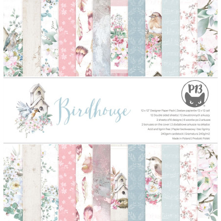 Piatek BIRDHOUSE Paper Pad 30x30cm