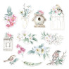 Piatek Ephemera Set BIRDHOUSE 12pcs