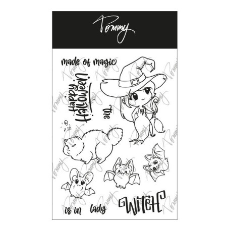 TOMMY Clear Stamps - Lady Witch