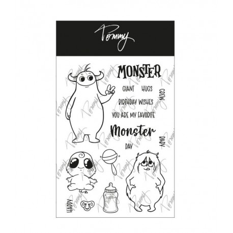 TOMMY Clear Stamps - Monsters