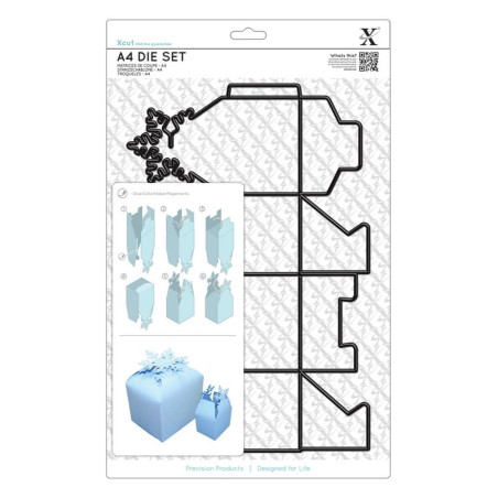A4 Die Snowflake Box XCut
