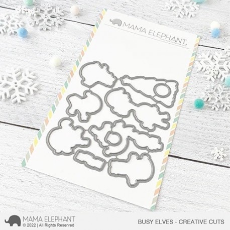 Mama Elephant BUSY ELVES CUTS