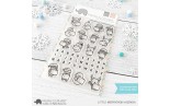 Mama Elephant LITTLE MERRYSIGN AGENDA Clear Stamp