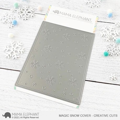 Mama Elephant MAGIC SNOW COVER CREATIVE CUTS