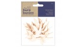 Papermania Wooden Shapes Doves 12pz