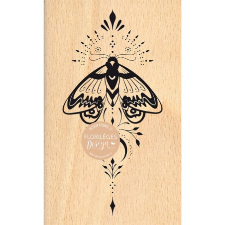 Florileges Timbro montato PAPILLON MYSTIQUE