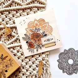 Florileges Timbro montato FLEURS ET PLUMES