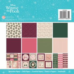 Disney Card Making Pad Christmas Winnie The Pooh  20x20cm