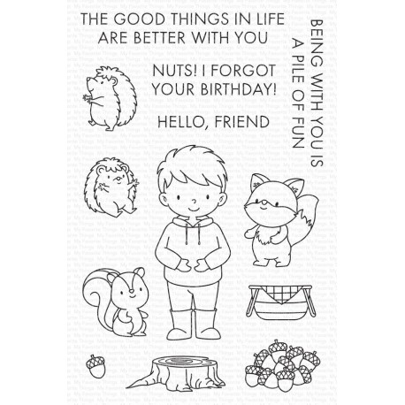 My Favorite Things Hoodie Weather Clear Stamps