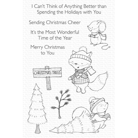 My Favorite Things Christmas Tree Farm Clear Stamps
