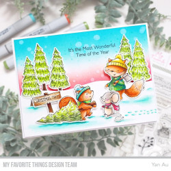 My Favorite Things Christmas Tree Farm Clear Stamps