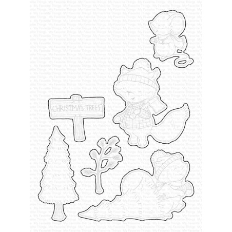 My Favorite Things Christmas Tree Farm Die-namics