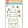 Marianne Design Craft Stencil Christmas Tree by Marleen