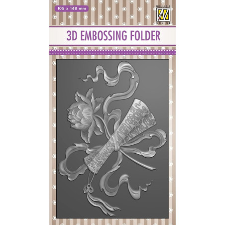 Nellie's Choice 3D Embossing Folder Diploma