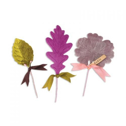 Bigz Die + Textured Impressions - Millinery Leaves 660697