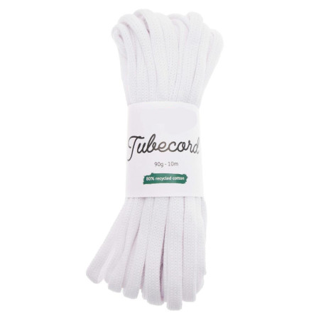 Cordoncino Tubolare TUBECORD BIANCO 10m
