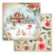 Stamperia Romantic Home for the Holidays Paper Pack 30x30cm