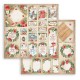 Stamperia Romantic Home for the Holidays Paper Pack 30x30cm