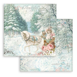 Stamperia Sweet Winter Paper Pack 20x20cm