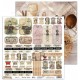 ABstudio Sewing Bazaar Scrapbooking Paper Set 30x30cm