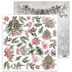 ABstudio Holiday Cheer Scrapbooking Paper Set 30x30cm