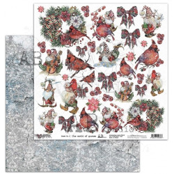 ABstudio Holiday Cheer Scrapbooking Paper Set 30x30cm