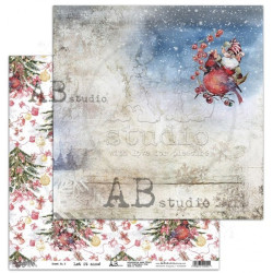 ABstudio Holiday Cheer Scrapbooking Paper Set 30x30cm