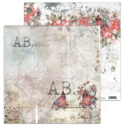 ABstudio Holiday Cheer Scrapbooking Paper Set 30x30cm