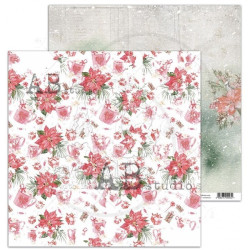 ABstudio Holiday Cheer Scrapbooking Paper Set 30x30cm