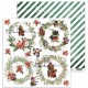 ABstudio Simple Story: Christmas Scrapbooking Paper Set 30x30cm