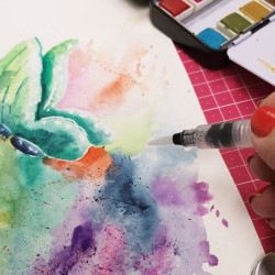 15 fogli A5 Watercolour Paper TEXTURE WHITE 300gsm