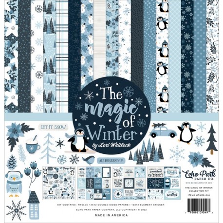 Echo Park The Magic Of Winter Collection Kit 30x30cm