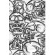 3-D Texture Fades Embossing Folder - Skulls by Tim Holtz 665771