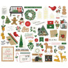 Simple Stories Hearth & Holiday Bits & Pieces 61pz