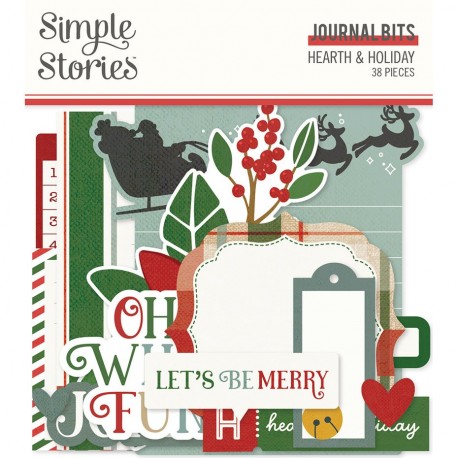 Simple Stories Hearth & Holiday Journal Bits 38pz