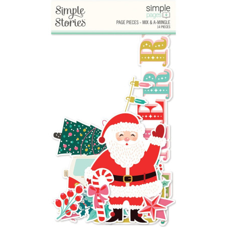Simple Stories SIMPLE PAGES PIECES Mix & A-Mingle