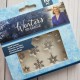 Crafter's Companion Winter's Sparkle Snowflake Metal Charms 10pz