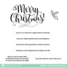 Mama Elephant MERRY CHRISTMAS WISHES CUTS