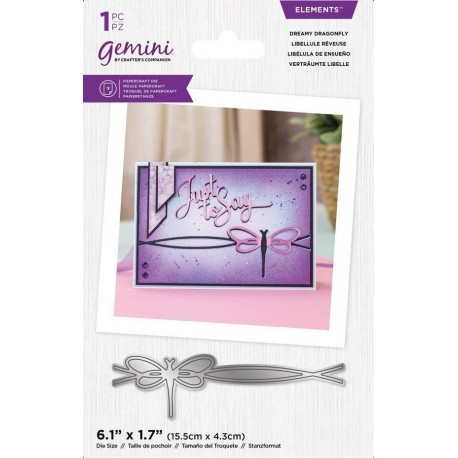 Gemini Decorative Swash Border Dreamy Dragonfly Elements Dies