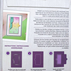 Gemini Door Reveal Stamp & Die Rectangle