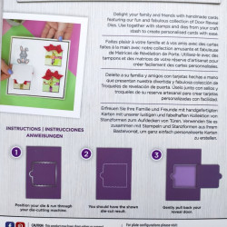 Gemini Door Reveal Stamp & Die Square