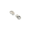 Maniglia con Anello e Rivetto - Argento