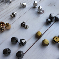 Pomello a Cono con Rivetto - Argento