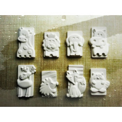 Stampo gessetti Winter Choco Tags