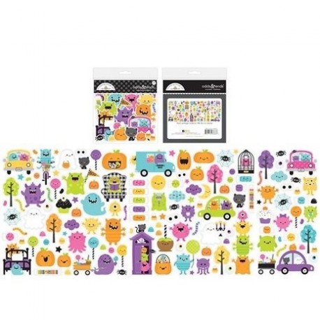 Doodlebug Design Monster Madness Odds & Ends 146pz