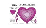 Crea-Nest-Lies Small Dies no. 27 Heart Balloons 4x