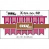 Crealies X-tra dies no. 62 Fishtail Banners 2x