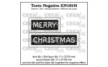 Crealies Text Negativo Dies no. 101H MERRY CHRISTMAS