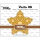 Crealies Varia Dies no. 06 Curly Star